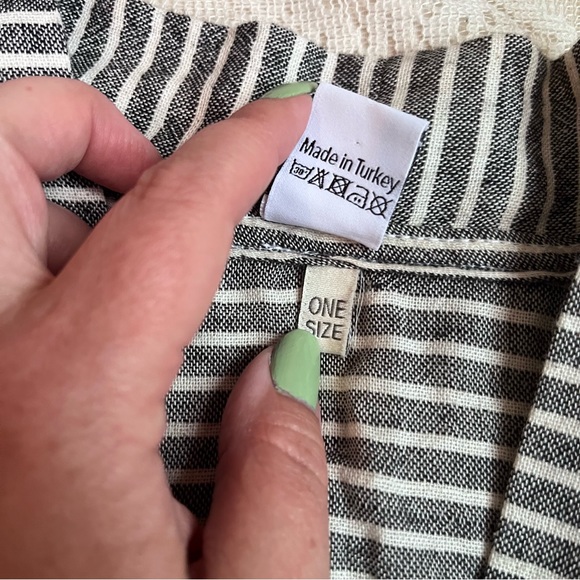 The Loomia Neci Turkish cotton robe - Picture 3 of 8